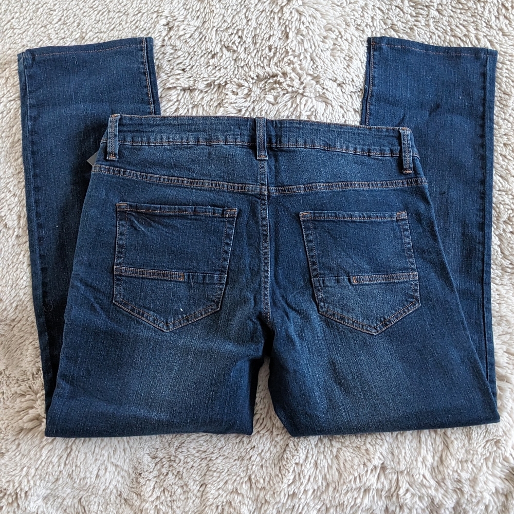 NWT Mountain Ridge Men's Straight Leg Dark Wash Jeans Size 34